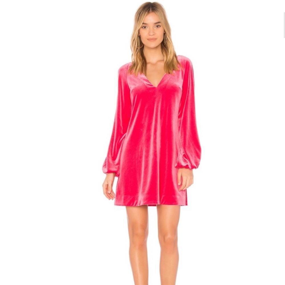 NWT- Free People Faux Velvet Misha Mini Dress- Women's Medium